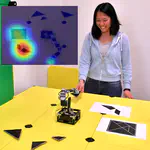 Learning Spatial Representation for Safe Human-Robot Collaboration in Joint Manual Tasks